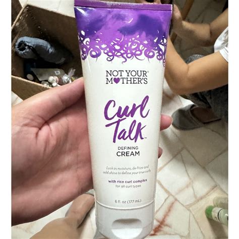 Not Your Mothers Curl Talk Defining Cream Frizz Control Shopee