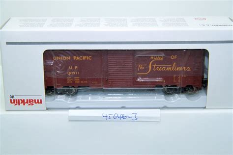 Märklin 45646 3 Märklin Boxcar Freight Wagon Car Union Pacific 45646