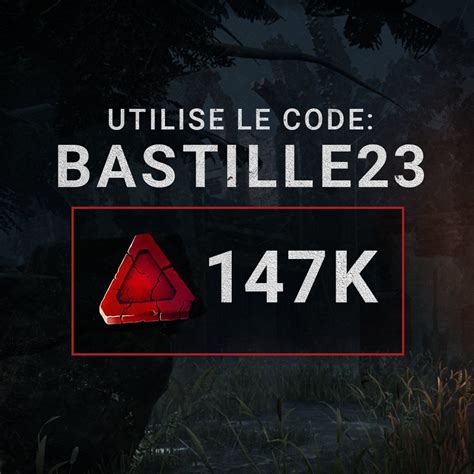 dbd dbd on Twitter RT dbd kamigame 14万7000BPのコードが配布 BASTILLE23