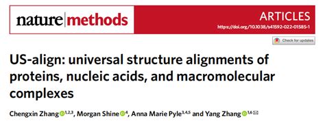 Nat Meth 首个蛋白，核酸和大分子复合物3d结构匹配通用平台 知乎