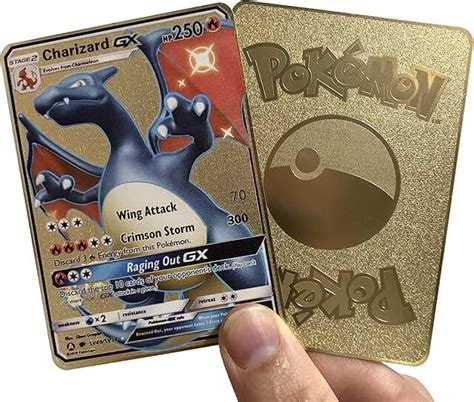 Metal gold pokemon cards - ilikehon