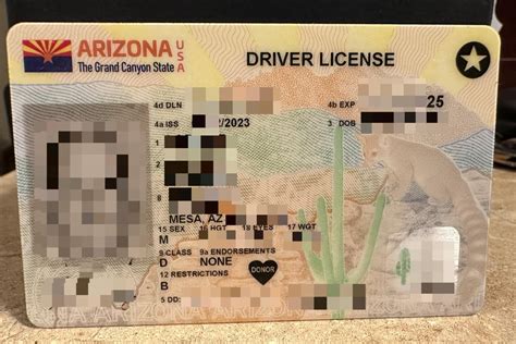 Redesigned More Secure 2023 Arizona Drivers License Compared To The