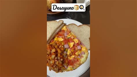 Tortilla De Huevo Con Jamòn Y Hash Brown Papas Youtube