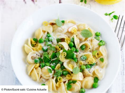 Orecchiette Aux Petits Pois Et La Cr Me De Parmesan Facile Et Rapide