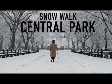 Central Park Snow Walk Storm Lorraine February K Youtube