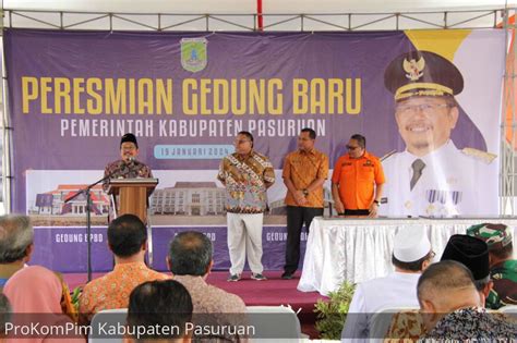 Pj Bupati Pasuruan Resmikan Gedung Baru Bpbd Inspektorat Dan Dinas