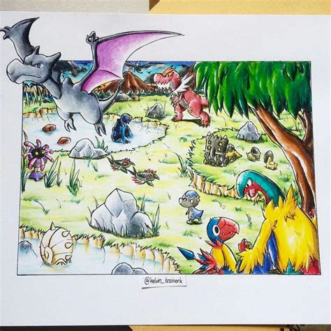 prehistoric pokemon world pokemon amino