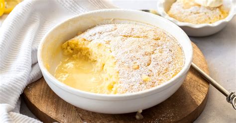 Self Saucing Lemon Pudding Quick Easy Comforting Sugar Salt Magic