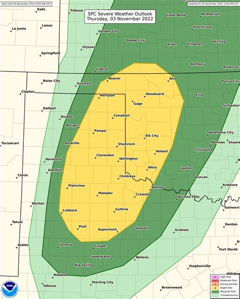 Nws Storm Prediction Center On Twitter There Is A Slight Risk Of Severe Weather Tomorrow 11 3