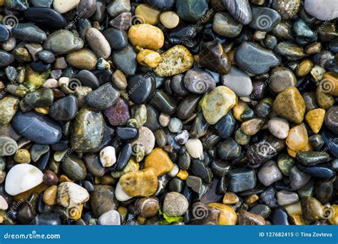 Ciottoli Colorati Della Ghiaia Del Mare Immagine Stock Immagine Di