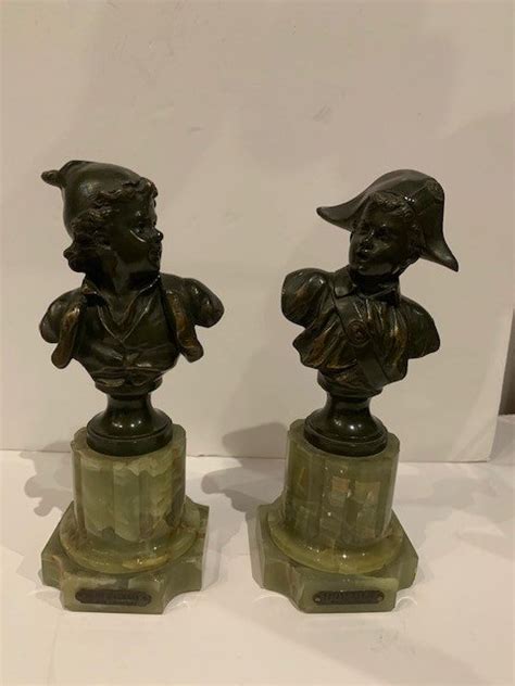 Proantic Sans Culotte Et Garde Républicain En Bronze Signés