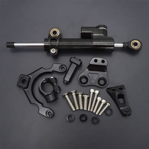 Fiber Carbon Steering Damper Stabilizer Motorcycle For Kawasaki Z900 Z