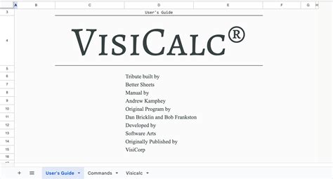 VisiCalc, the Revolutionary Spreadsheet Software from 1979, Returns!