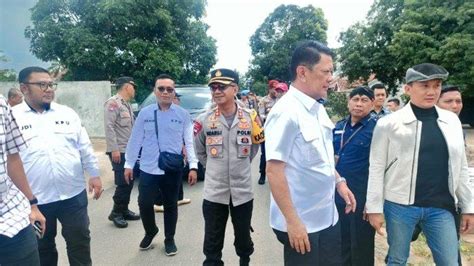 Kapolres Tulangbawang Barat Polda Lampung Bersama Forkopinda Cek