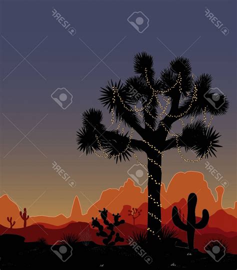 Joshua Tree Vector at Vectorified.com | Collection of Joshua Tree ...