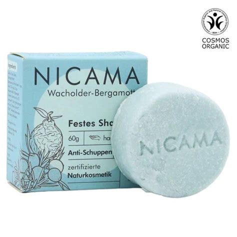 NICAMA Festes Shampoo Wacholder Bergamotte 60g 60 G Shop Apotheke