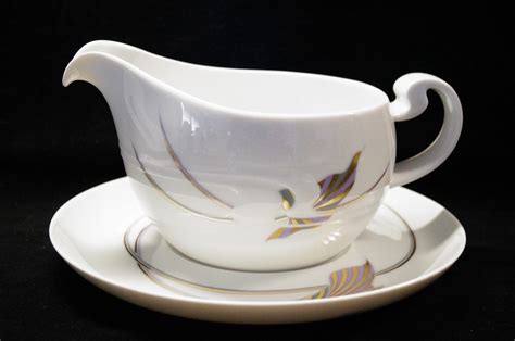 Rosenthal Asimmetria Goldblume Sauciere 2 Tlg 0 55 Ltr UT 18 5 Cm