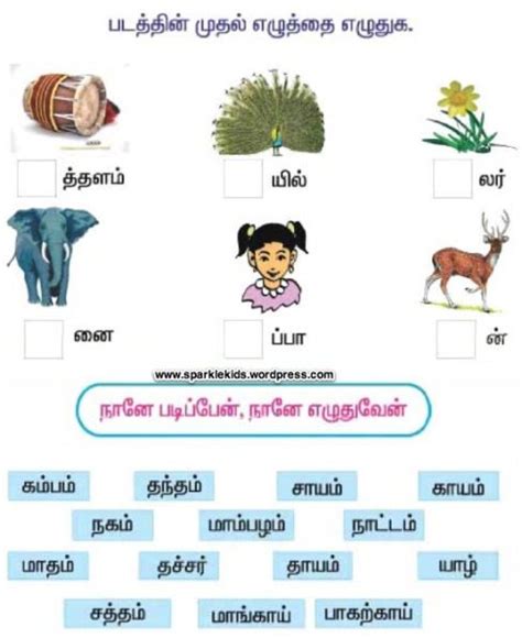 Explore The World Of Tamil With These Worksheets