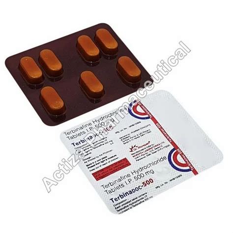 Terbinafine 500 Mg Tablet At Rs 400box Pharmaceutical Tablet In