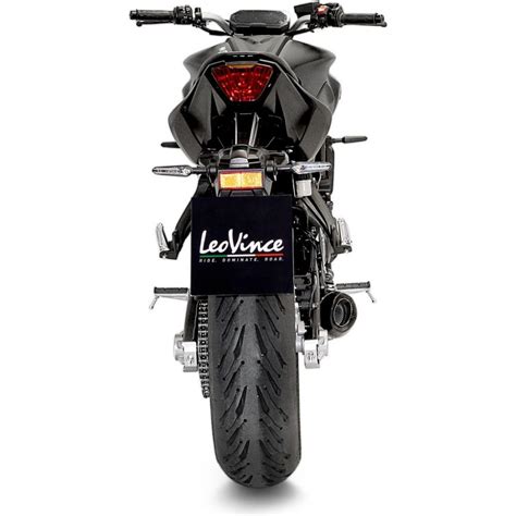 Ligne Compl Te Leovince Lv One Evo Kat Black Edition Acier Inox Yamaha