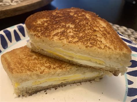 Grilled egg sandwich on homemade bread : r/Sandwiches