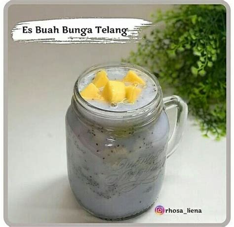 Resep Minuman Berbahan Bunga Telang Sehat Dan Menyegarkan