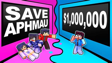 1000000 Or Save Aphmau In Minecraft Minecraft Videos