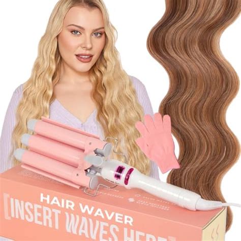 Amazon Inh Hair Waver Barrel Ceramic Curling Iron For Beach