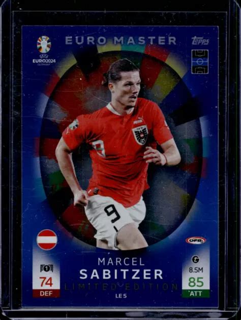 Topps Match Attax Euro Marcel Sabitzer Austria Edizione