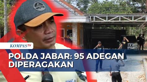 Rekonstruksi Pembunuhan Ibu Anak Di Subang Polda Jabar 95 Adegan