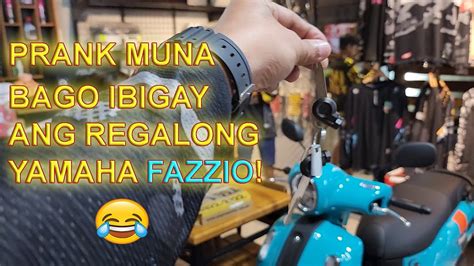 I Prank Ko Muna Si Kumander Bago Natin Bigay Ang Yamaha Fazzio Nya