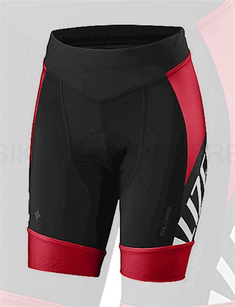 Specialized Womens Sl Pro Cycling Shorts Team Red Black Medium