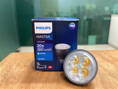 Philips Master Led Spot Mr11 Gu4 3 5w 200lm 2700k 24d 12v Ac Cri8 Non