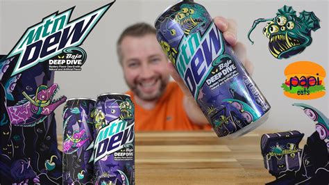 Mtn Dew Baja Deep Dive Pitch Black Baja Blast Review Youtube