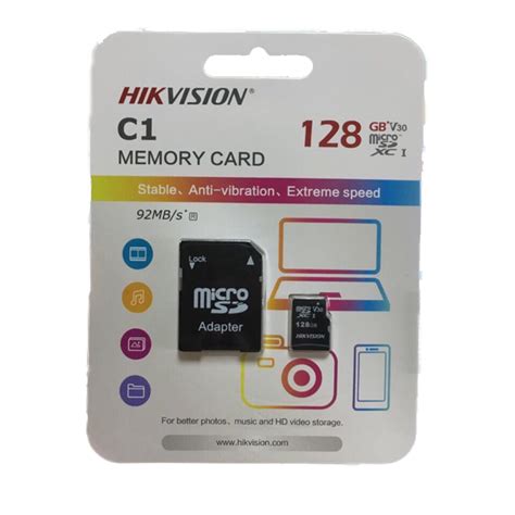 Hikvision HS TF C1 STD 128G Adapter Consumer Micro SD Card