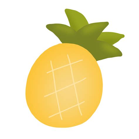 Pineapple Fruit Cartoon 23520739 Png