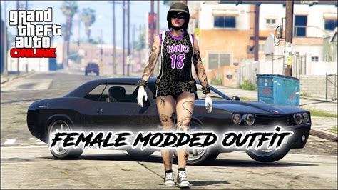 New Female Modded Outfit Panic Gta Online Ps Xbox One Pc Youtube