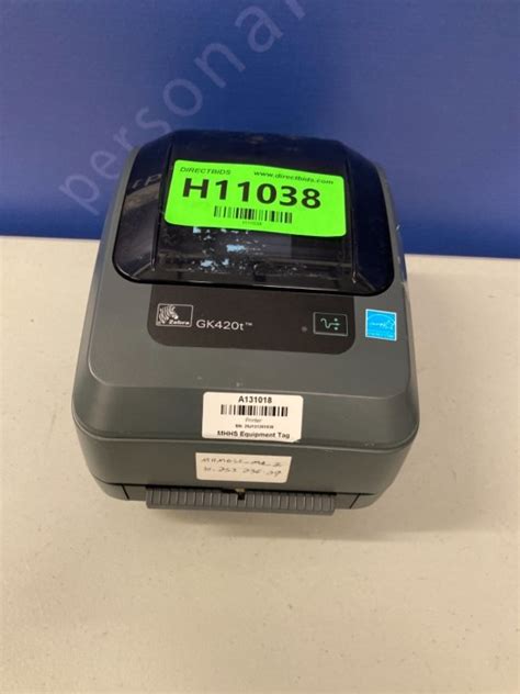 Zebra GK420t Label Printer for sale