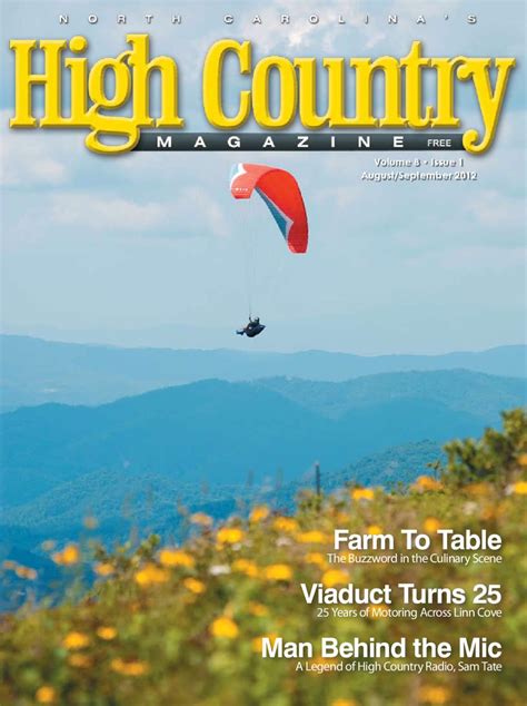 Aug Mag By High Country Press Issuu