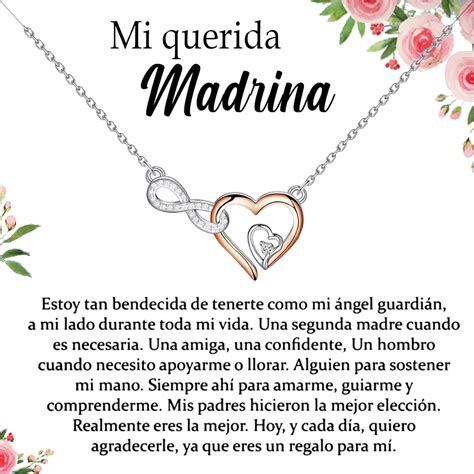 Madrina Regalo Madrina Española Regalo Joyas De Madrina Madrina Collar Propuesta