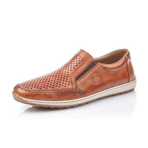 Rieker 08868 24 Men S Brown Slip On Shoes Rieker Mens From Rieker Uk