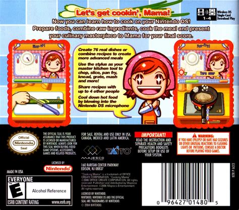 Cooking Mama for Nintendo DS - Sales, Wiki, Release Dates, Review ...