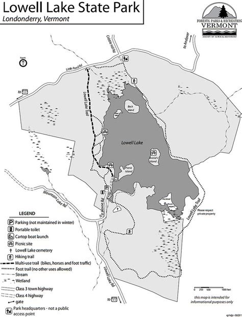 Vermont State Park Maps Dwhike