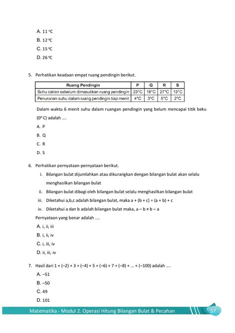 Modul Matematika Kelas 7 Idaweti40 Halaman 125 PDF Online PubHTML5