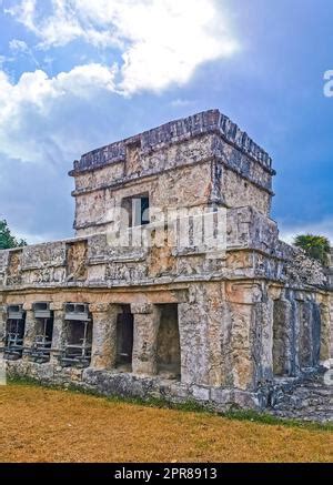 Temple Of The Frescoes Mayan Ruins Of Tulum Quintana Roo