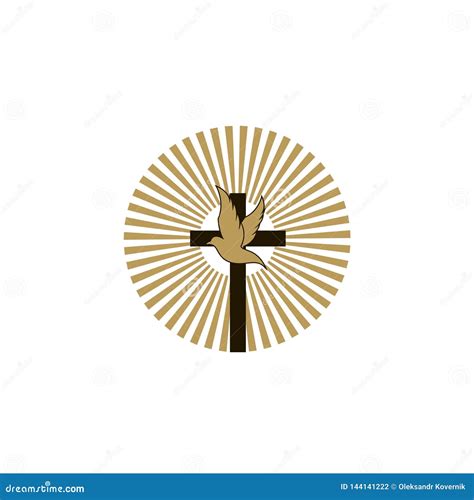 Cross With Dove Stock Vector Illustration Of Messiah 144141222