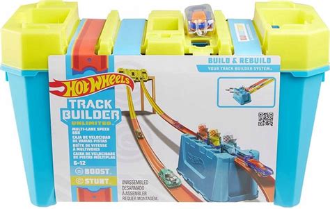 Hot Wheels ZESTAW PUDEŁKO SUPER ZJAZD MATTEL GLC95 ERLI pl