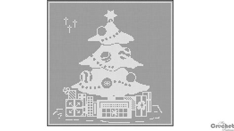 Christmas Filet Crochet Patterns Mycrochetpattern