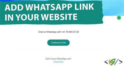 How To Add Whatsapp Link In Website Php Wordpress Html Youtube