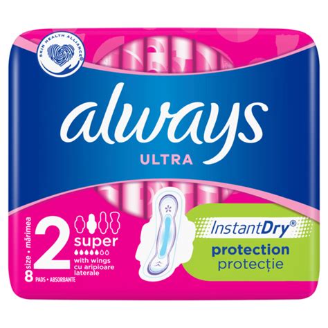 Always Ultra Super Plus Sanitary Pads With Wings Pieces Online Shop